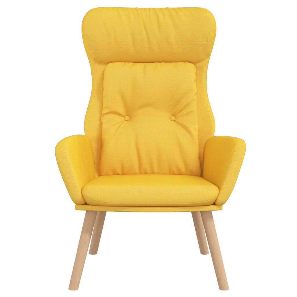Musztardowy fotel wypoczynkowy 70x77x94 cm - 76% taniej