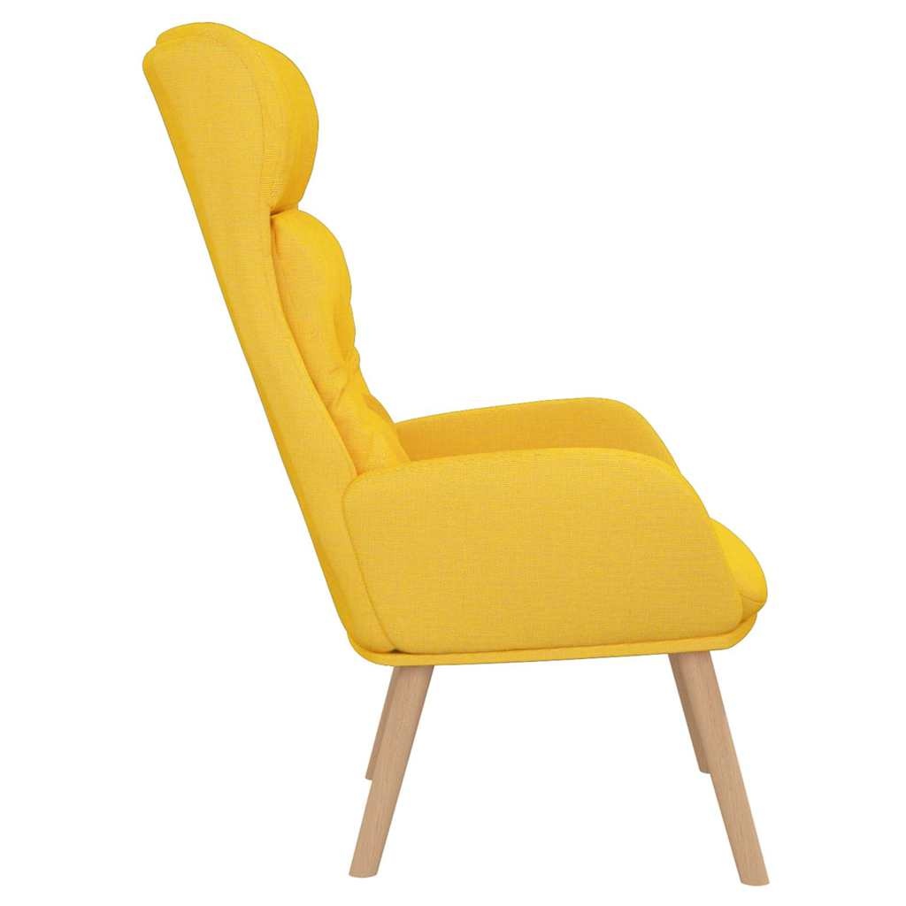 Musztardowy fotel wypoczynkowy 70x77x94 cm - 76% taniej