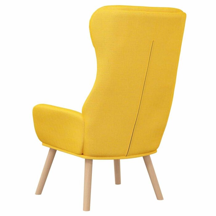 Musztardowy fotel wypoczynkowy 70x77x94 cm - 76% taniej