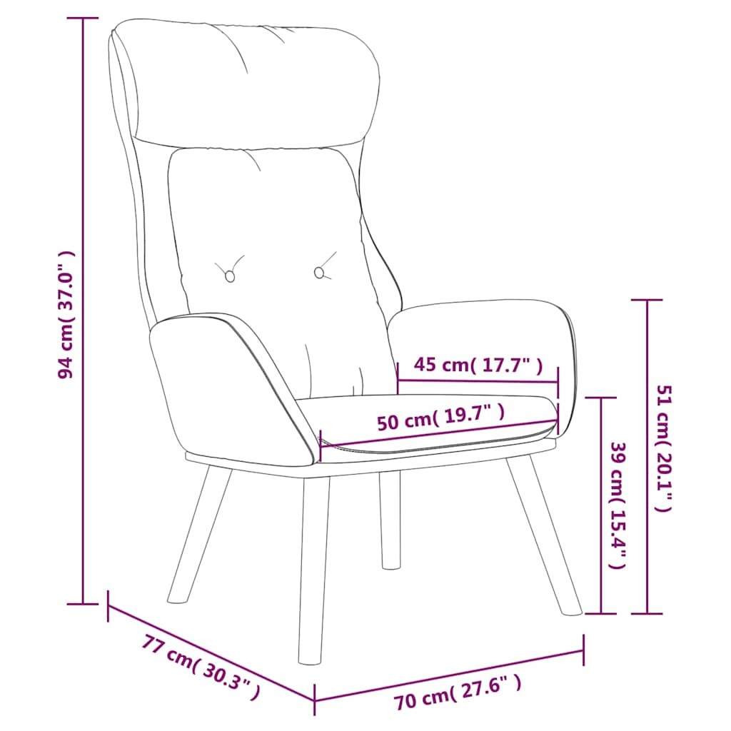 Musztardowy fotel wypoczynkowy 70x77x94 cm - 76% taniej