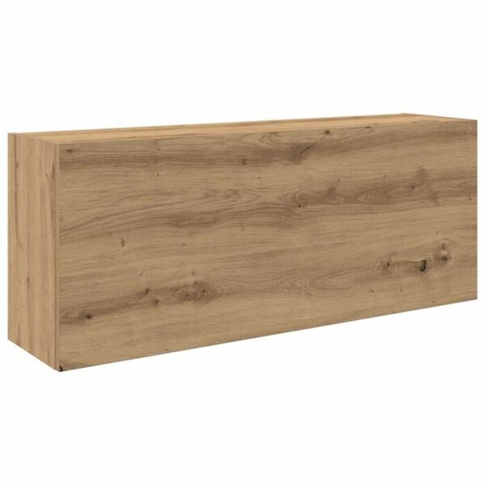 Szafka łazienkowa wisząca 100x25x40 cm dąb artisan - 80% taniej