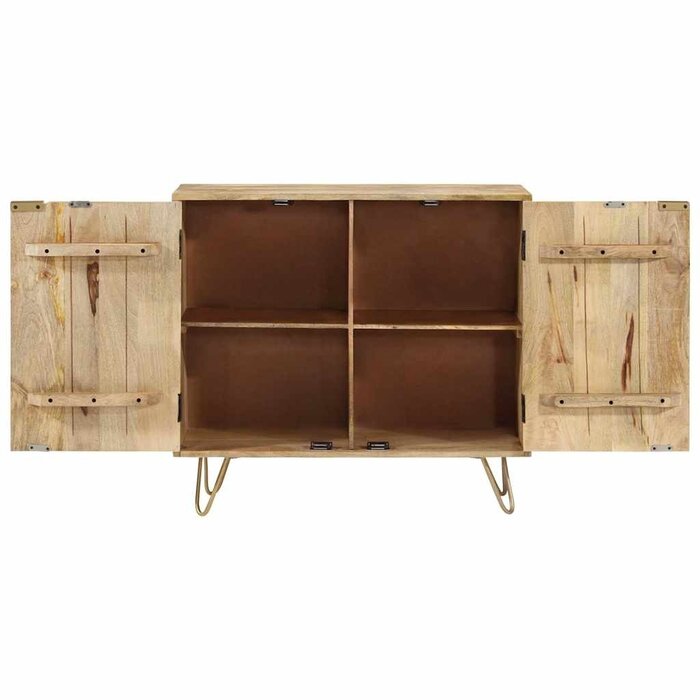 Vidaxl Komoda z litego drewna mango 80x30x75 cm - 77% taniej