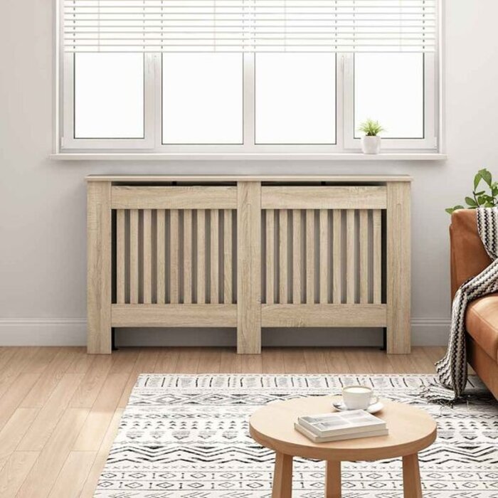 Elegancka maskownica na grzejnik 152 cm MDF - 78% taniej