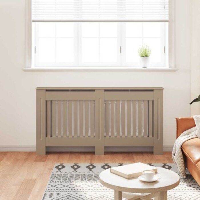 Elegancka maskownica na grzejnik 152 cm MDF - 78% taniej