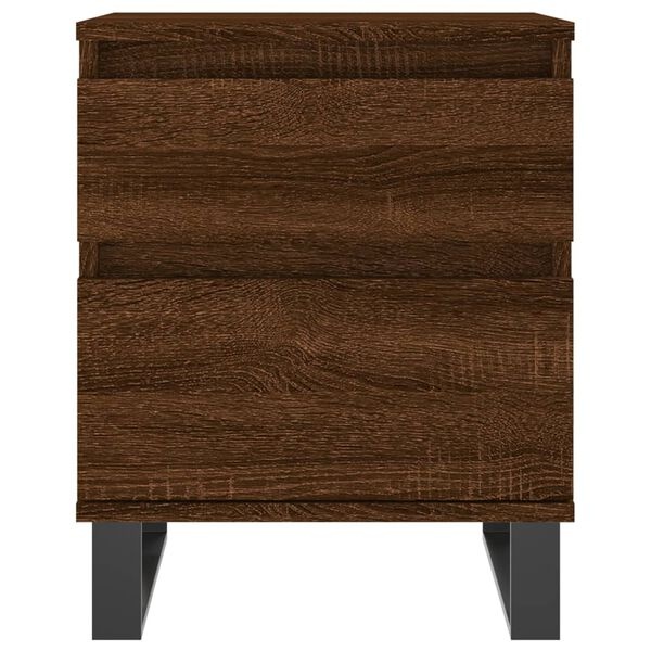 Vidaxl Zestaw 2 szafek nocnych dąb brązowy 40x35x50 cm - 76% taniej
