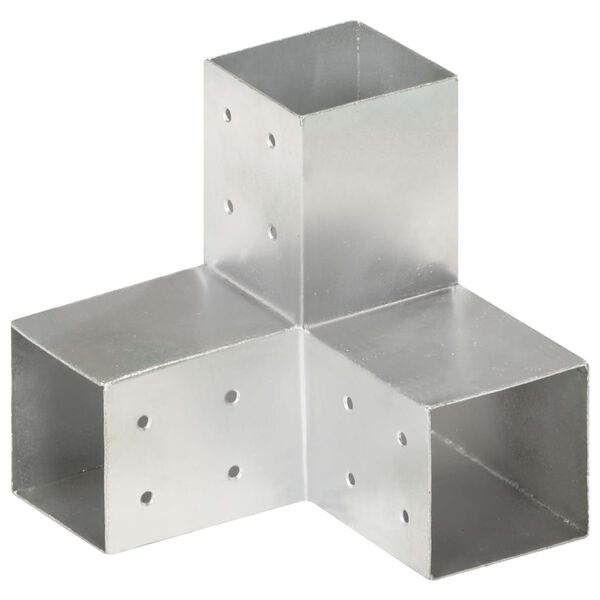 Złącza do słupków w kształcie litery Y 81x81 mm, stal ocynkowana - 70% taniej