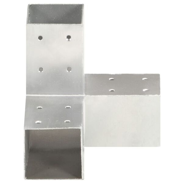 Złącza do słupków w kształcie litery Y 81x81 mm, stal ocynkowana - 70% taniej