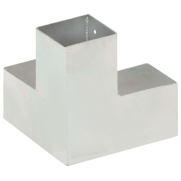 Złącza do słupków w kształcie litery Y 81x81 mm, stal ocynkowana - 70% taniej