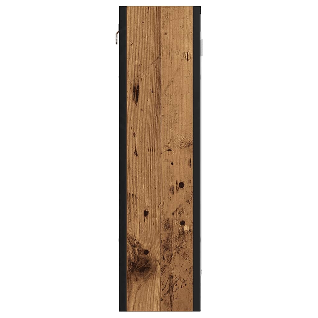 Szafka łazienkowa z lustrem 60x16x60 cm stare drewno - 78% taniej