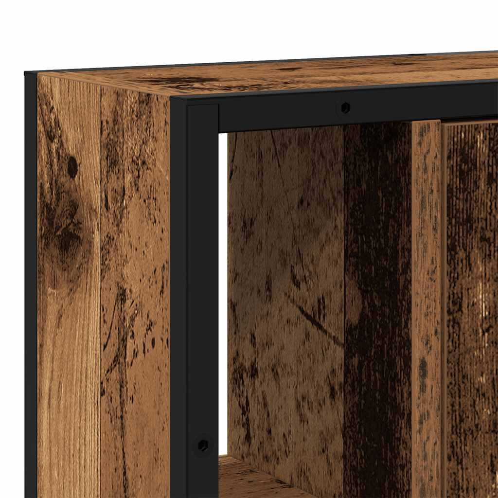 Szafka łazienkowa z lustrem 60x16x60 cm stare drewno - 78% taniej