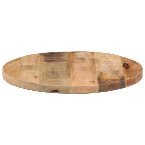 Okrągły blat z litego drewna mango 40x1,5 cm - 46% taniej