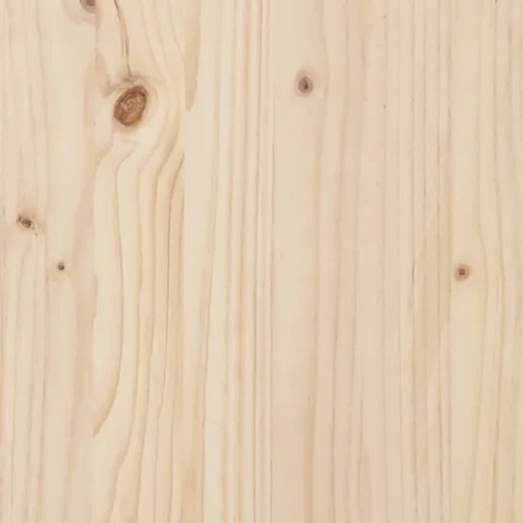 Rama łóżka z litego drewna sosnowego 140x200 cm - 80% taniej