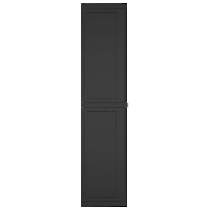 Vidaxl Szafa ogrodowa 65x37x165 cm - czarna - 86% taniej
