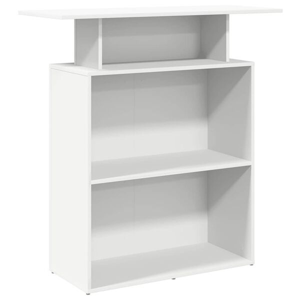 Recepcja biurowa 100x40x104 cm biała - 81% taniej