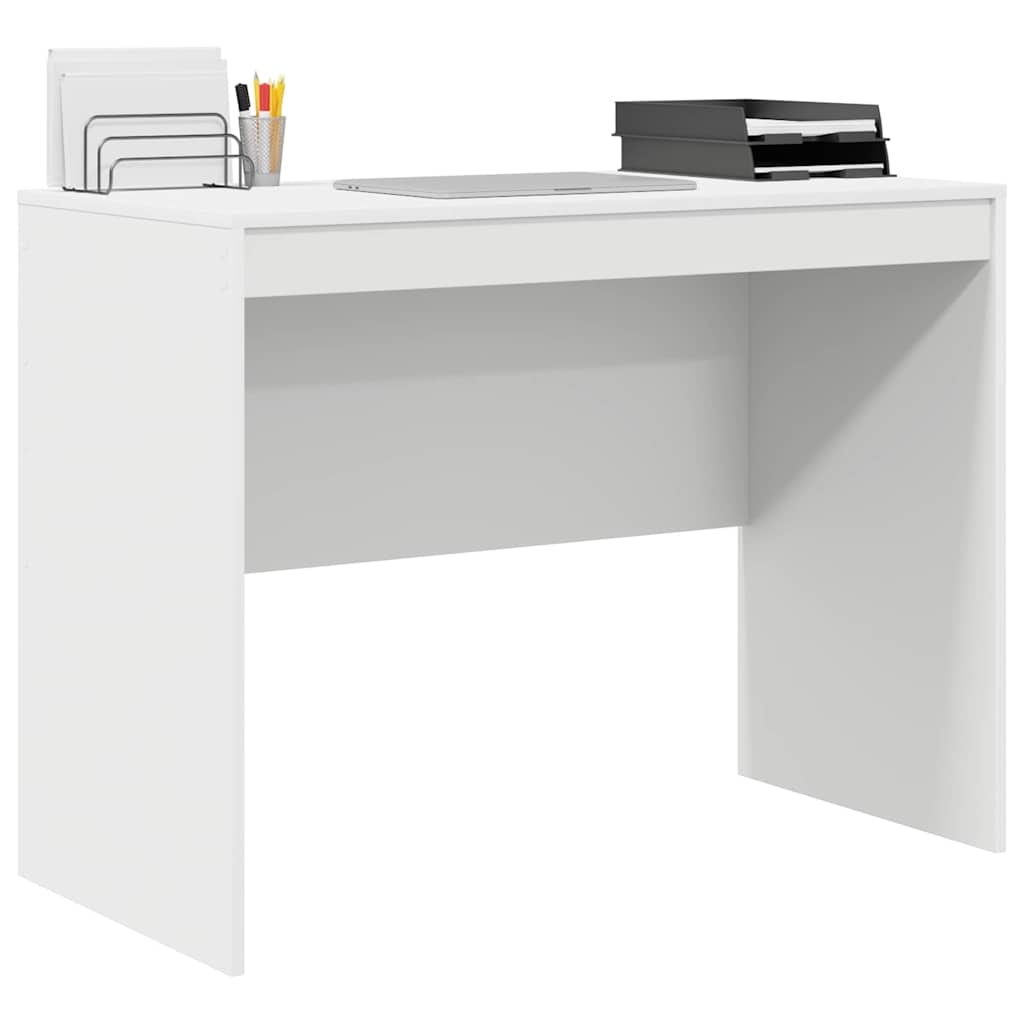 Nowoczesne białe biurko 100x50 cm - outlet - 78% taniej