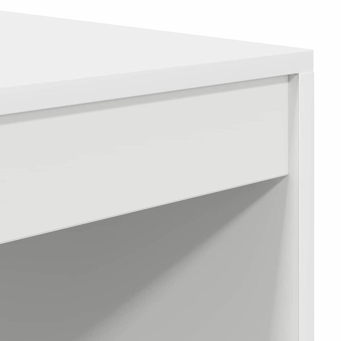Nowoczesne białe biurko 100x50 cm - outlet - 78% taniej