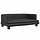Elegancka sofa dla psa 80x45x30 cm - czarna ekoskóra - 76% taniej