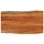 Blat stołu z litej akacji 100x60x2,5 cm - naturalna krawędź - 77% taniej