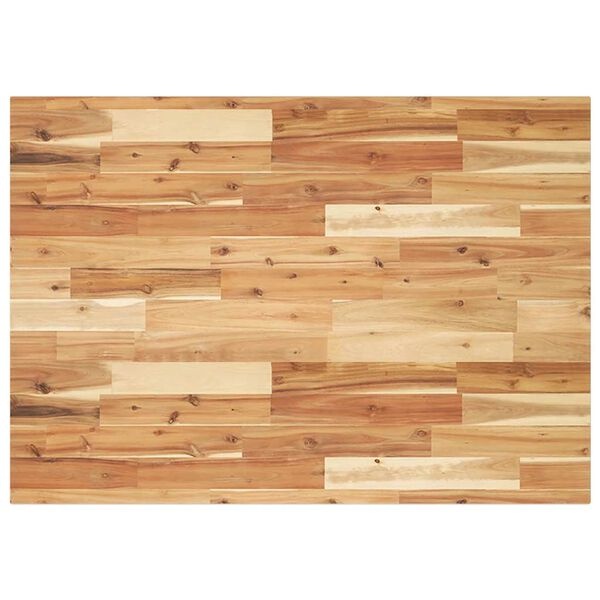 Blat stołu z litego drewna akacjowego 120x70x2 cm - 78% taniej