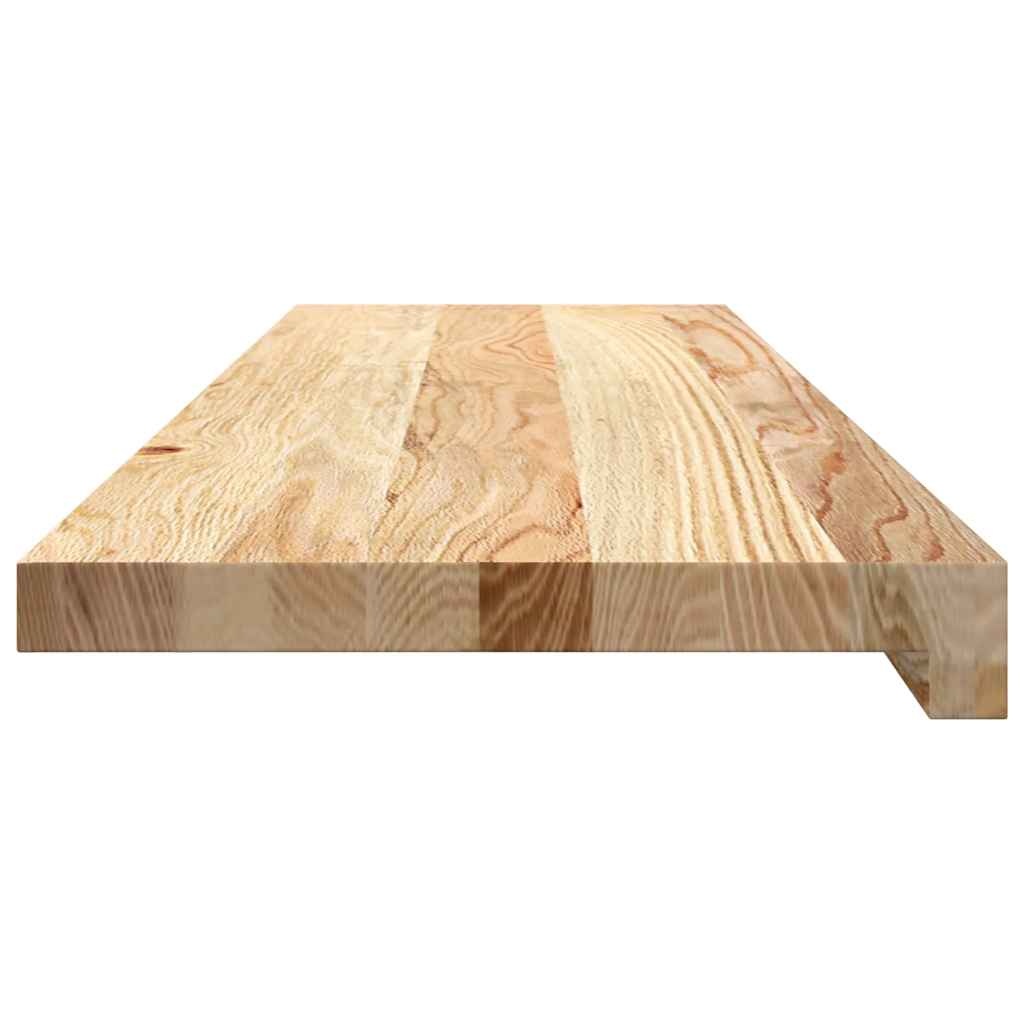Vidaxl Zestaw 2 parapetów z litego drewna dębowego 90x30x2 cm - 80% taniej