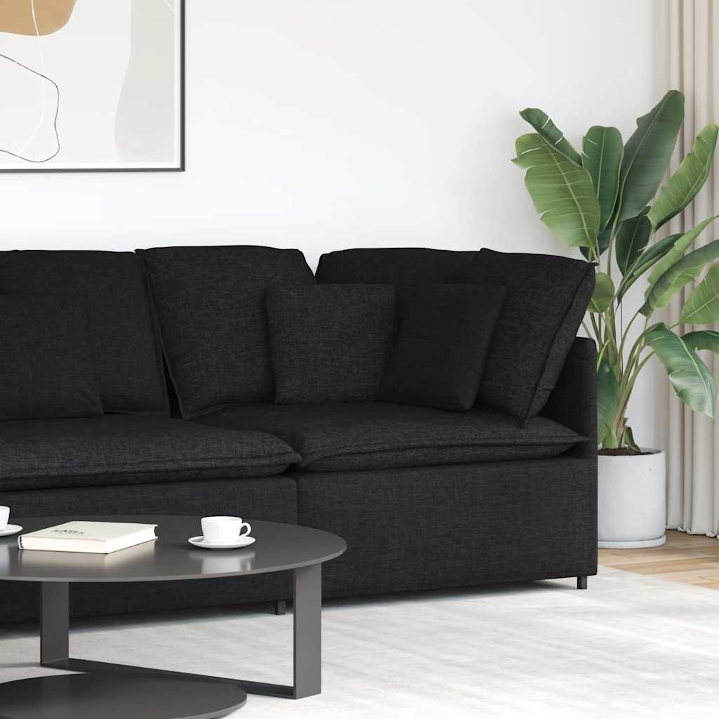Moduł narożny sofy 100 cm czarny - 76% taniej