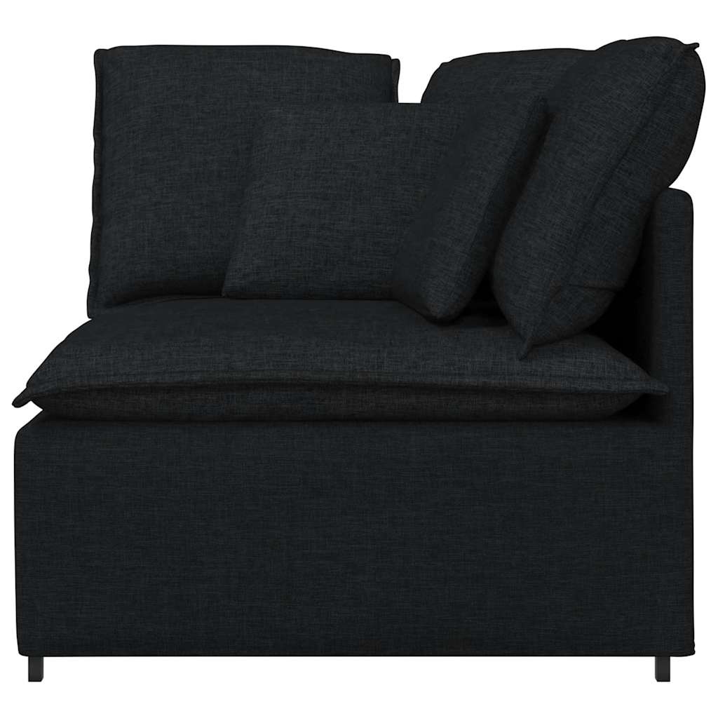 Moduł narożny sofy 100 cm czarny - 76% taniej