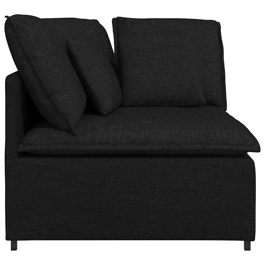 Moduł narożny sofy 100 cm czarny - 76% taniej