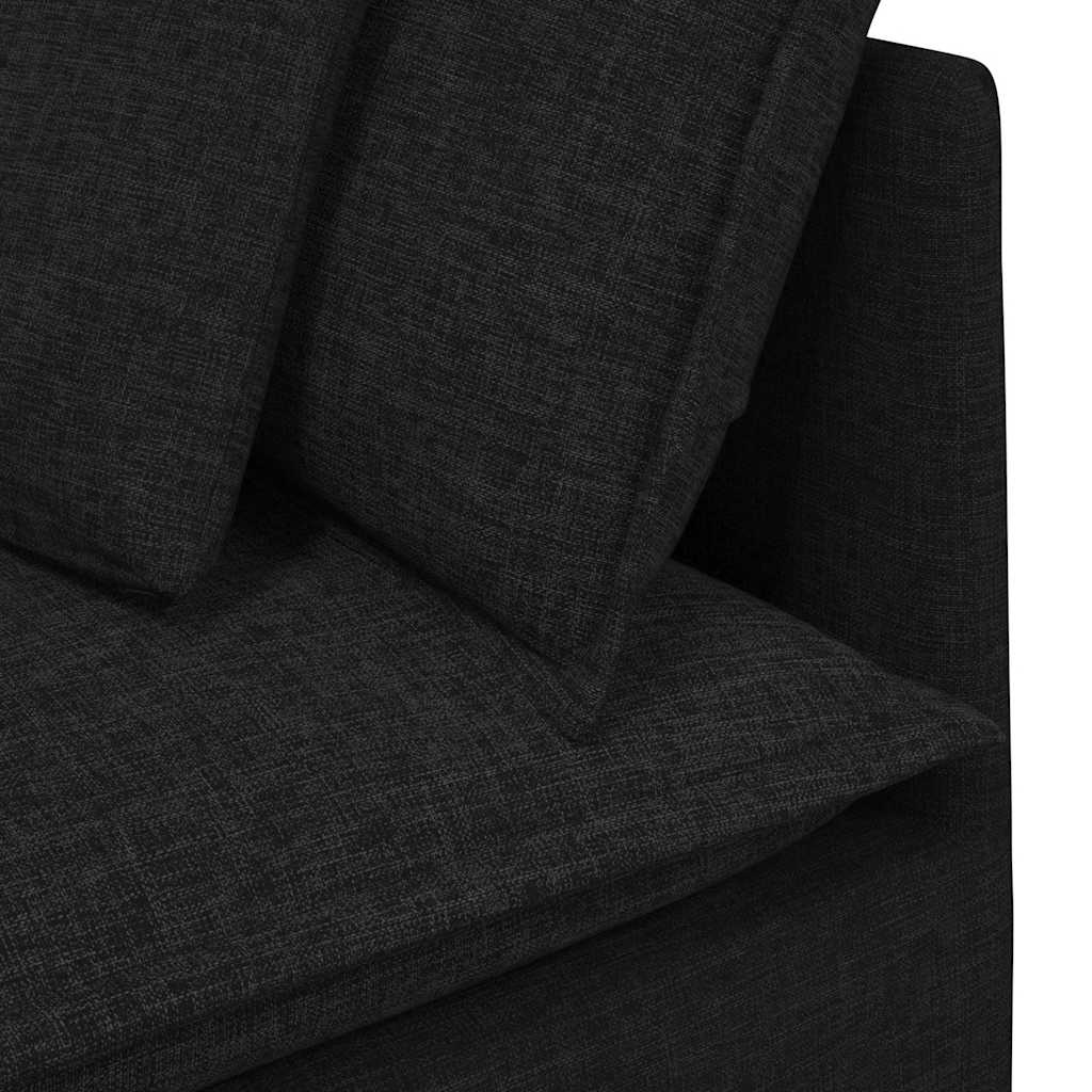 Moduł narożny sofy 100 cm czarny - 76% taniej