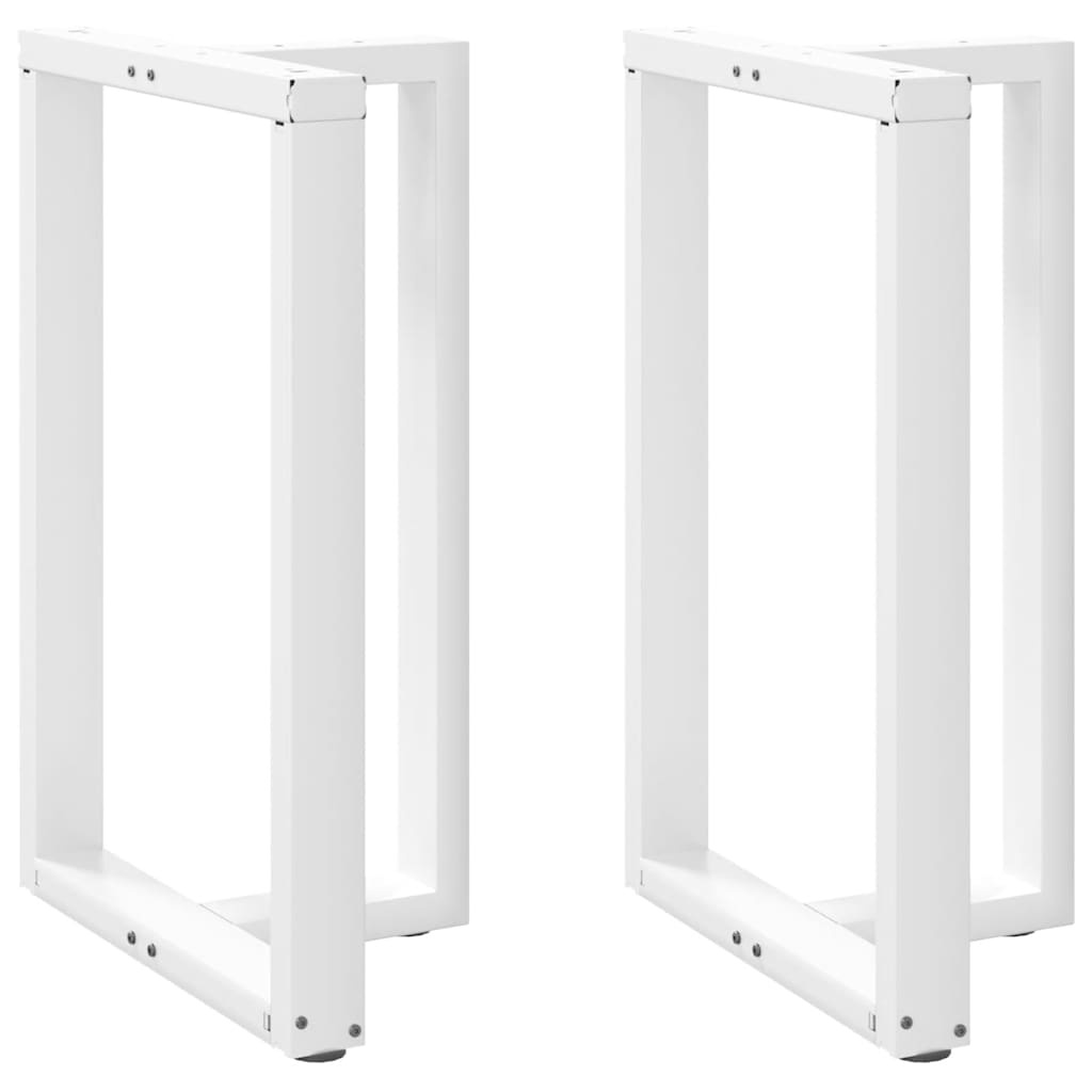 Vidaxl Nogi do stołu barowego T-kształtne 60x35cm białe - 75% taniej