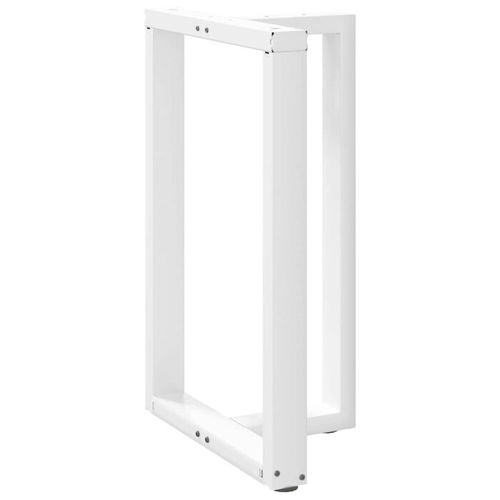 Vidaxl Nogi do stołu barowego T-kształtne 60x35cm białe - 75% taniej