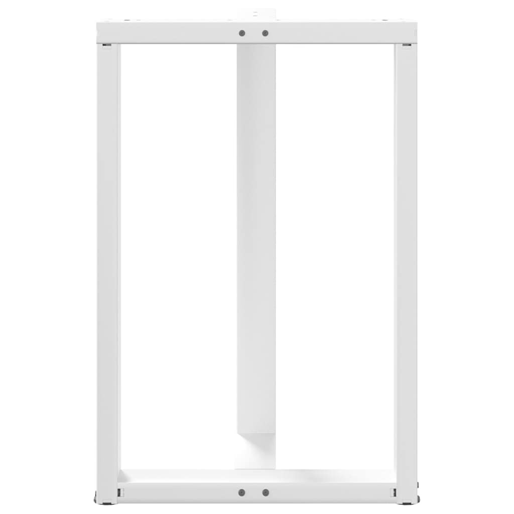 Vidaxl Nogi do stołu barowego T-kształtne 60x35cm białe - 75% taniej