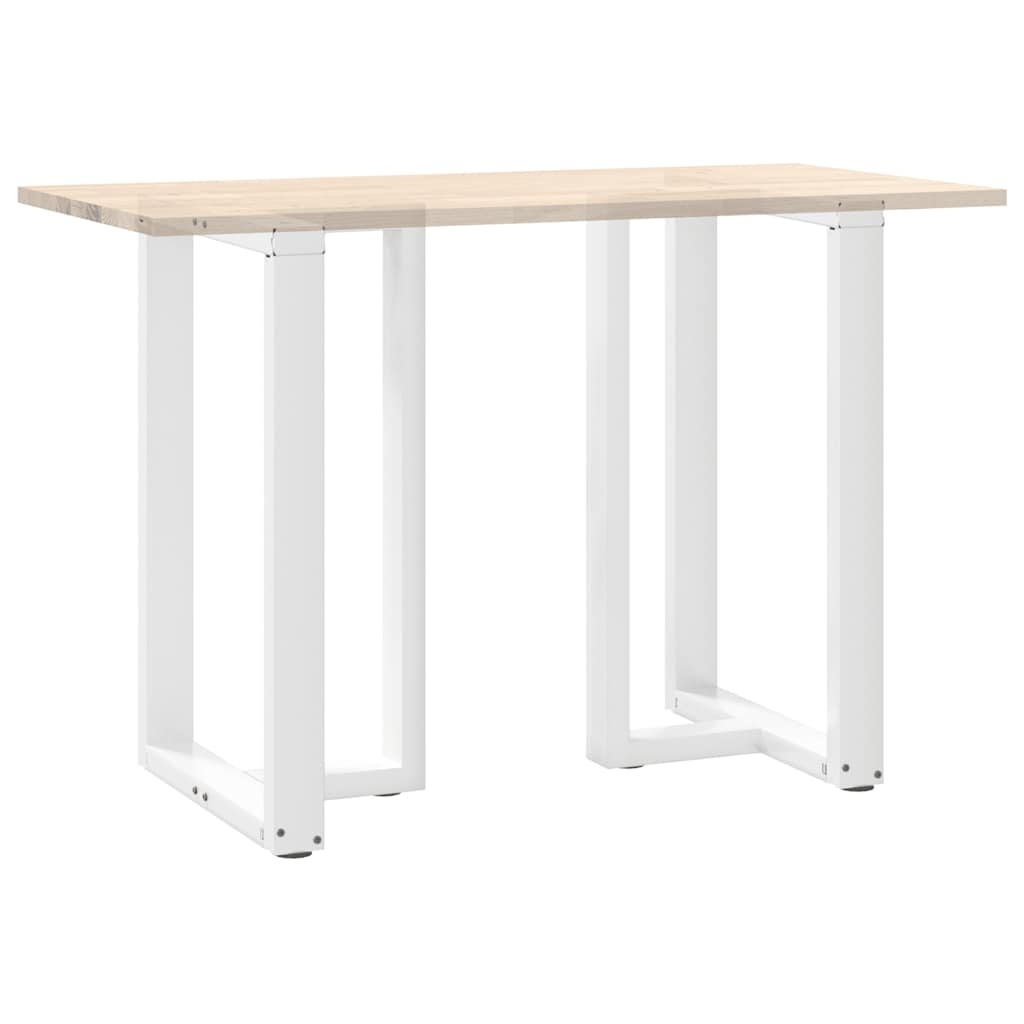 Vidaxl Nogi do stołu barowego T-kształtne 60x35cm białe - 75% taniej