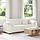 Kremowa sofa welurowa 178 cm - 79% taniej