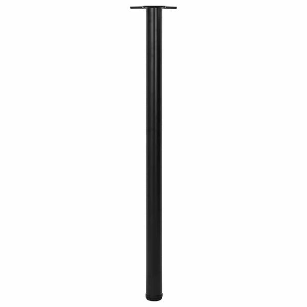 Zestaw 4 nóg stołowych regulowanych 1100 mm - czarne - 75% taniej