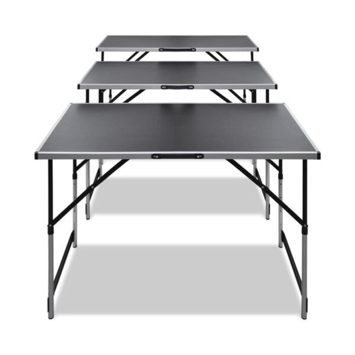 Vidaxl Zestaw 3 składanych stołów do tapetowania 100x60 cm - 74% taniej