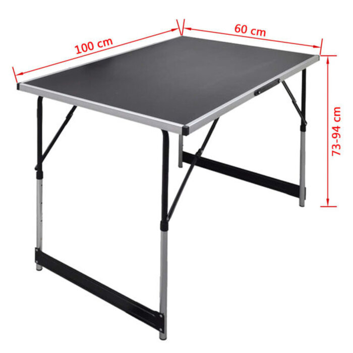 Vidaxl Zestaw 3 składanych stołów do tapetowania 100x60 cm - 74% taniej