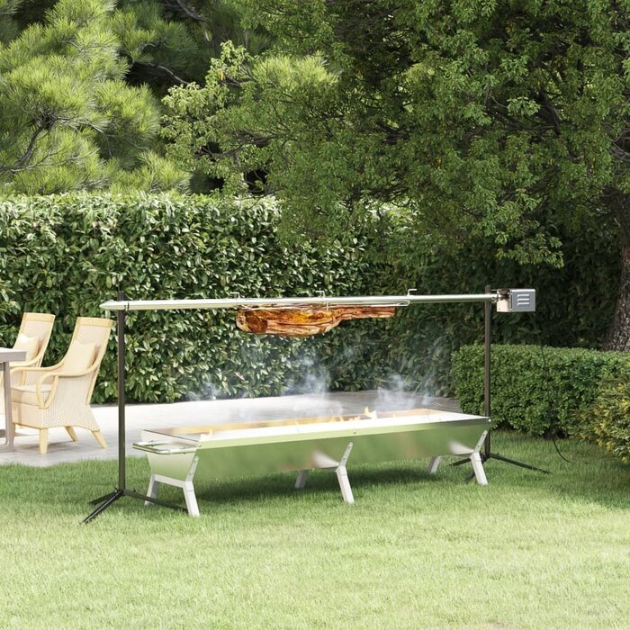Vidaxl Płyta grillowa ze stali nierdzewnej 158 cm - 71% taniej