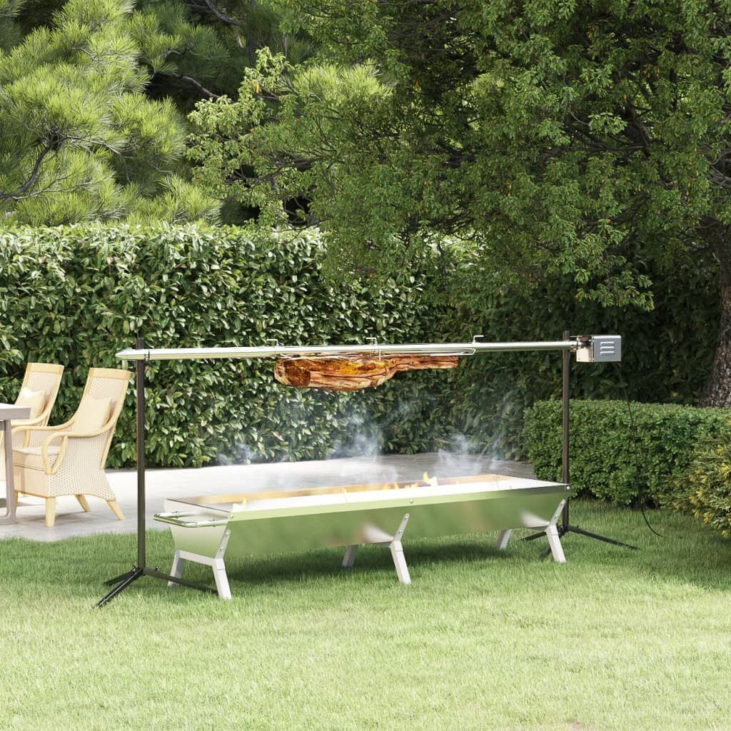 Vidaxl Płyta grillowa ze stali nierdzewnej 158 cm - 71% taniej