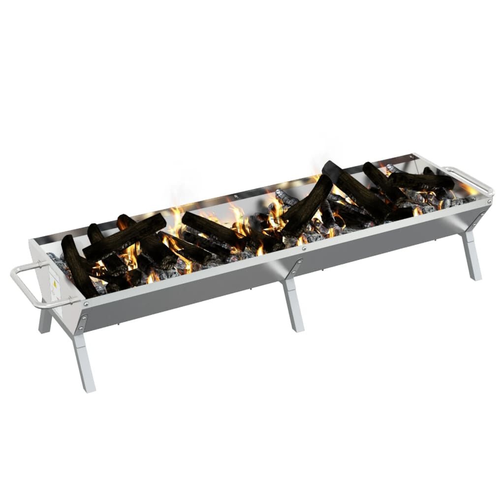 Vidaxl Płyta grillowa ze stali nierdzewnej 158 cm - 71% taniej