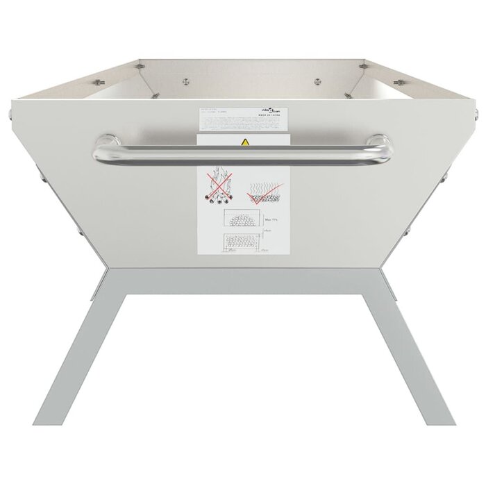 Vidaxl Płyta grillowa ze stali nierdzewnej 158 cm - 71% taniej