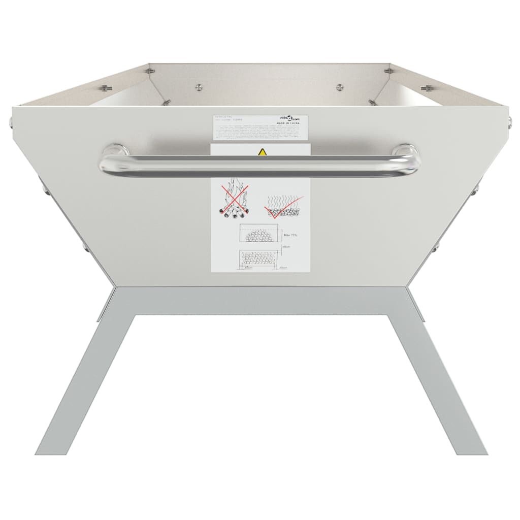 Vidaxl Płyta grillowa ze stali nierdzewnej 158 cm - 71% taniej