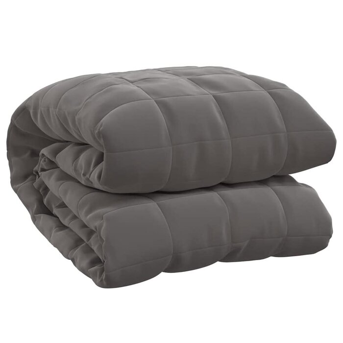 Vidaxl Koc obciążeniowy 200x200 cm 9 kg szary - 67% taniej