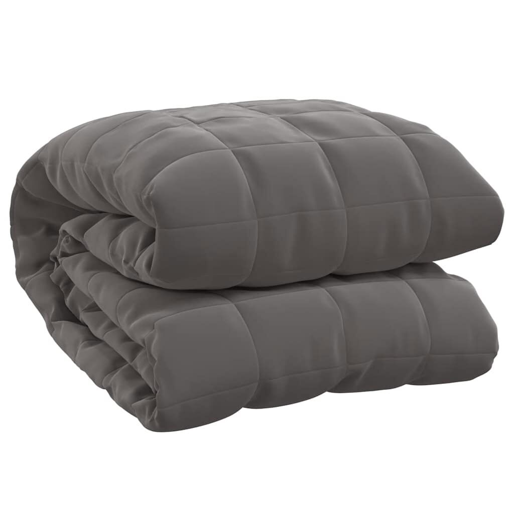Vidaxl Koc obciążeniowy 200x200 cm 9 kg szary - 67% taniej