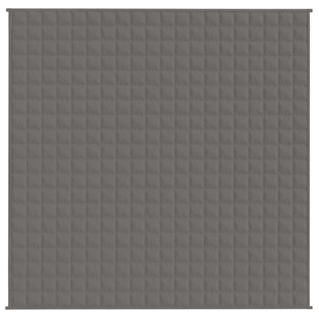 Vidaxl Koc obciążeniowy 200x200 cm 9 kg szary - 67% taniej