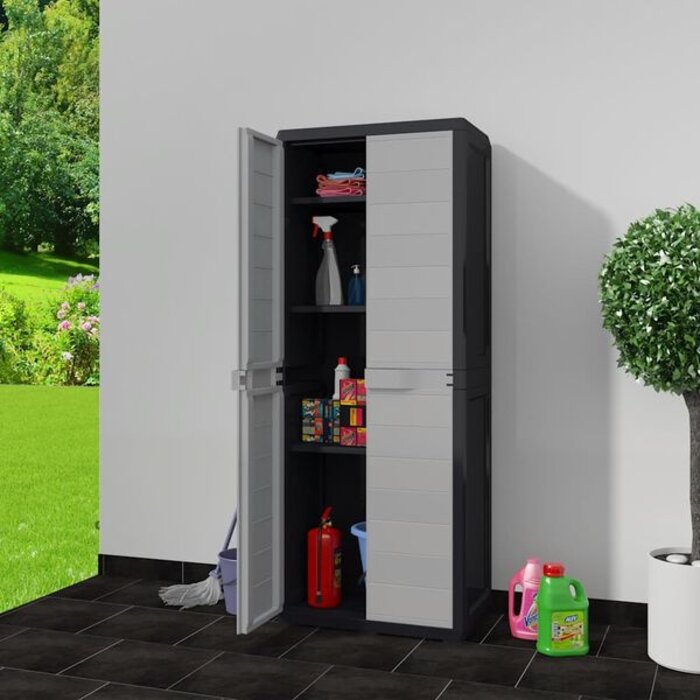 Vidaxl Szafa ogrodowa 65x38x171 cm - 3 półki - 68% taniej