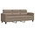 Nowoczesna sofa trzyosobowa 180 cm taupe - 77% taniej