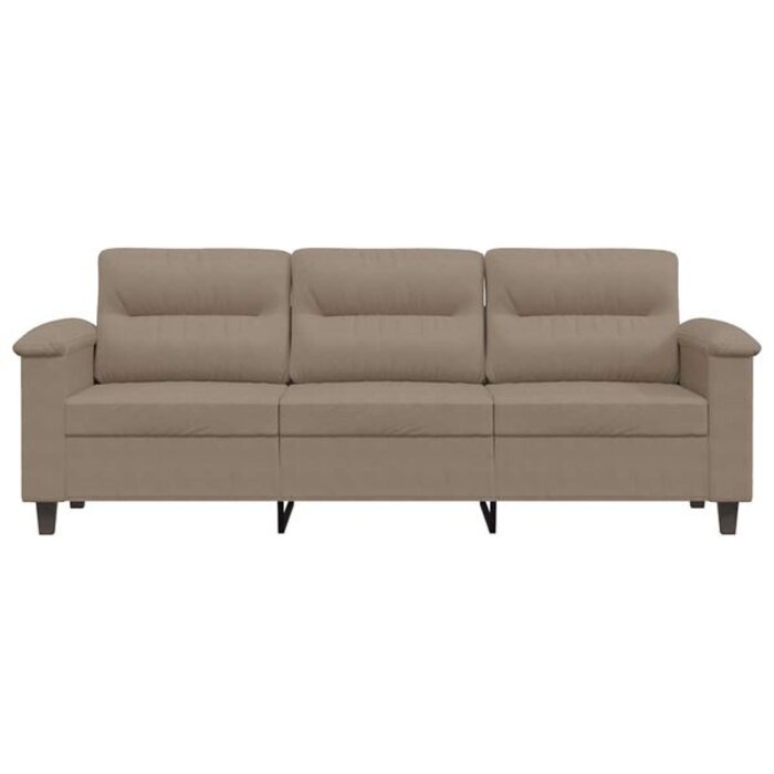 Nowoczesna sofa trzyosobowa 180 cm taupe - 77% taniej