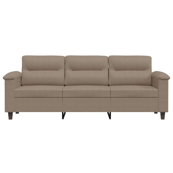 Nowoczesna sofa trzyosobowa 180 cm taupe - 77% taniej