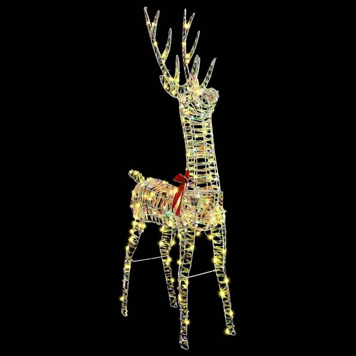 Świąteczny renifer 3D LED 128 cm - 81% taniej