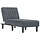 Elegancki szezlong aksamitny ciemnoszary 55x140cm - 78% taniej